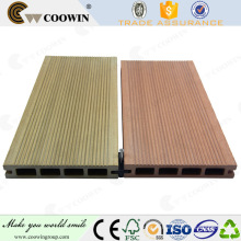 pwc composite 3d gaufré solide wpc decking